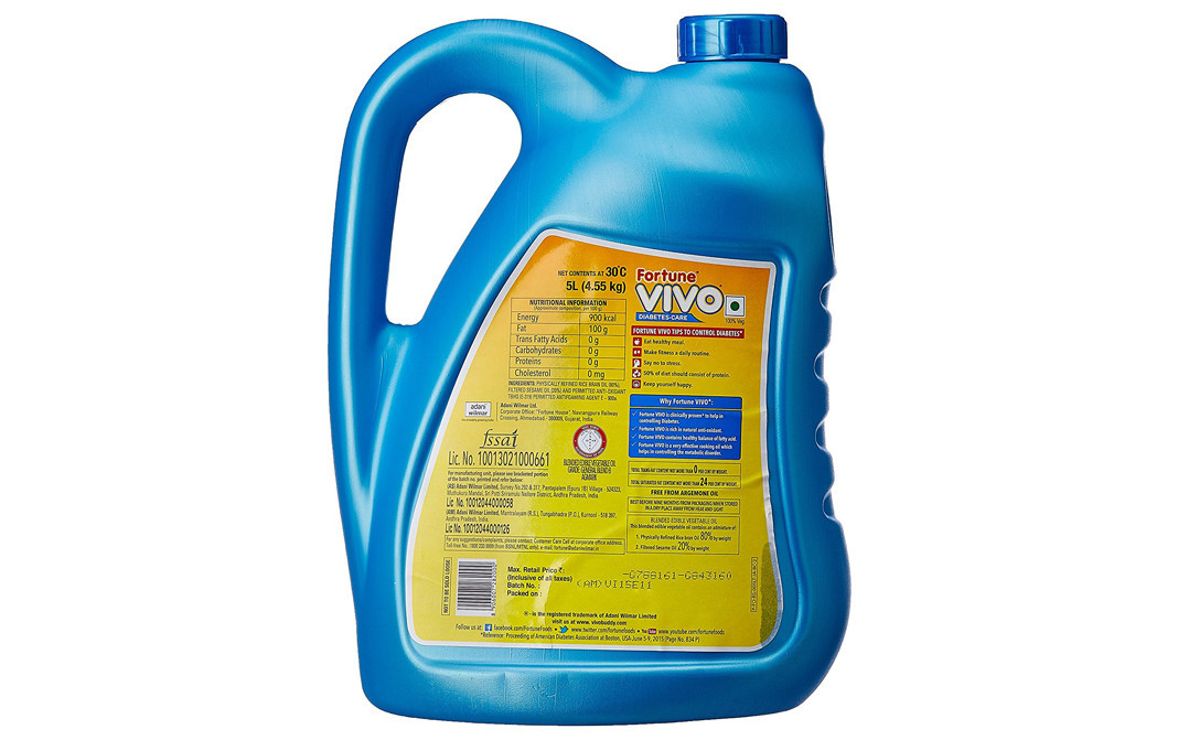 Fortune Vivo Diabetes-Care   Plastic Jar  5 litre